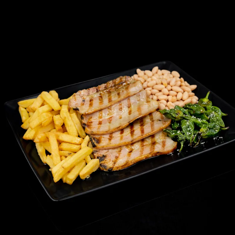 Panceta a la brasa · Combinados de carne · Punto Estrella 24h