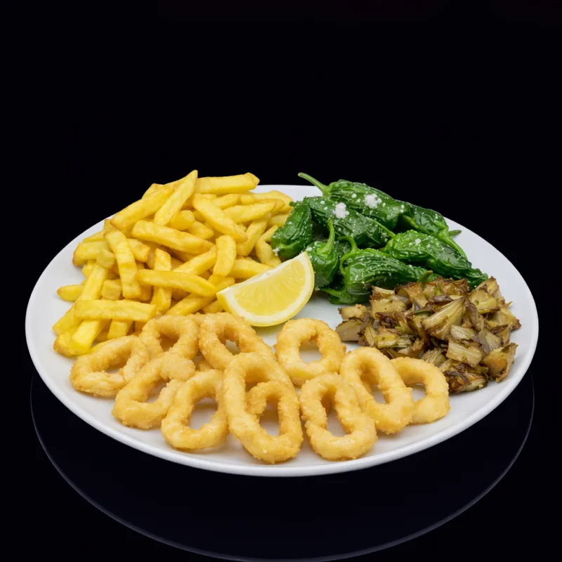 Calamares a la romana · Combinados de pescado · Punto Estrella 24h