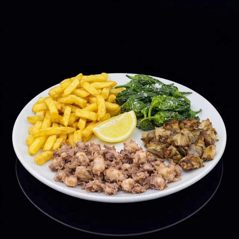 Chipirones baby a la andaluza · Combinados de pescado · Punto Estrella 24h