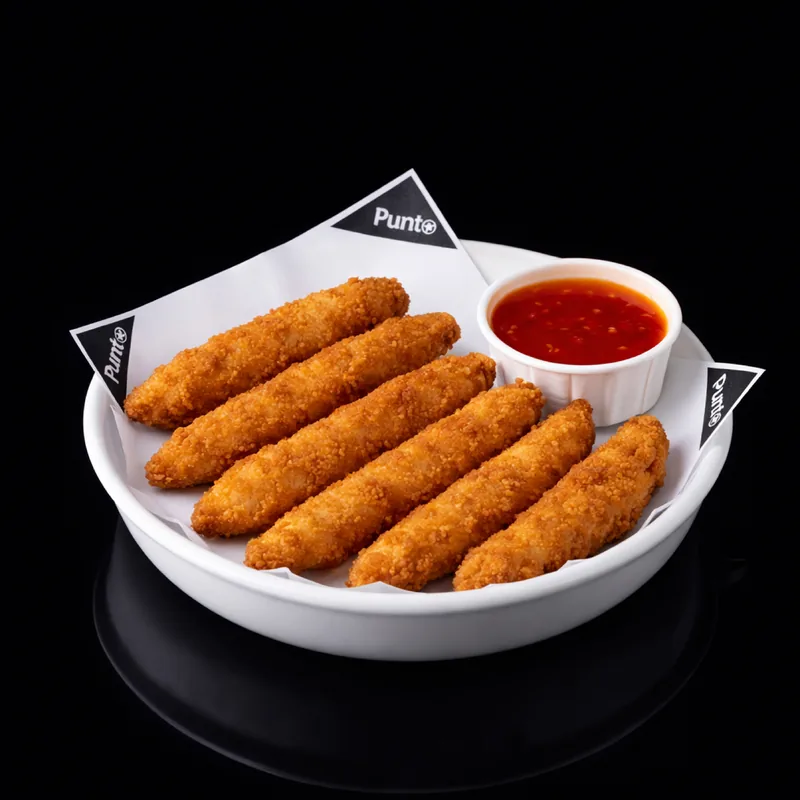 Fingers de pollo (6 unid.) · Tapas · Punto Estrella 24h